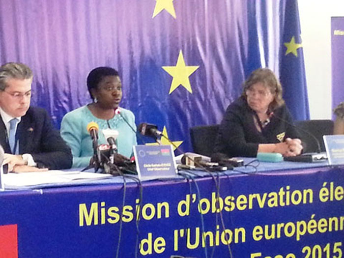 Elections au Burkina Faso: La mission d'observation de l'Union européenne satisfaite